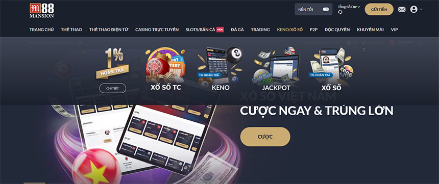Xổ Số M88 – Giật Jackpot Bạc Tỷ